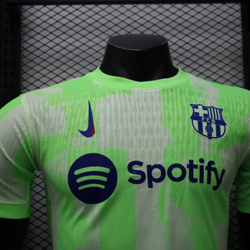 2024/2025 Player Version Barcelona Third Away Football Shirt 1:1 Thai Quality (With Sponsor) - Image 3