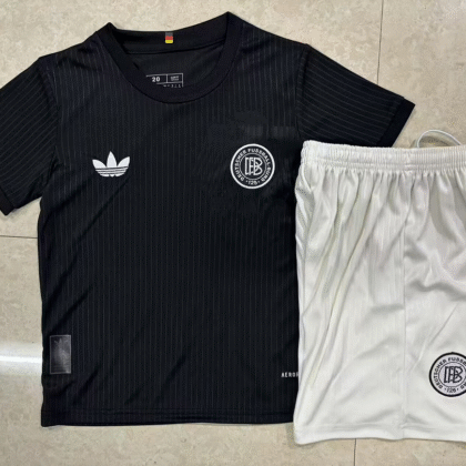 2025 Germany 125th Anniversary Edition Black Football Shirt 1:1 Thai Quality Kids Size