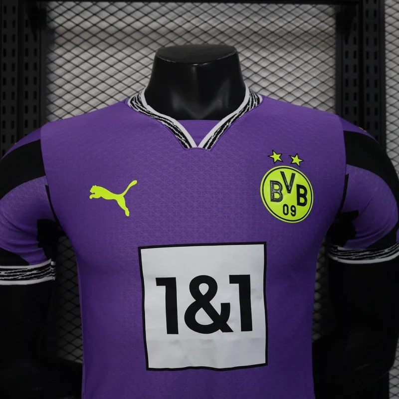 2025/2026 Player Version Dortmund Special Edition Purple Football Shirt 1:1 Thai quality - Image 3
