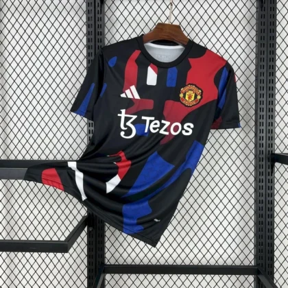 2024/2025 Manchester United Pre-Match Training Suit Football Shirt 1:1 Thai Quality