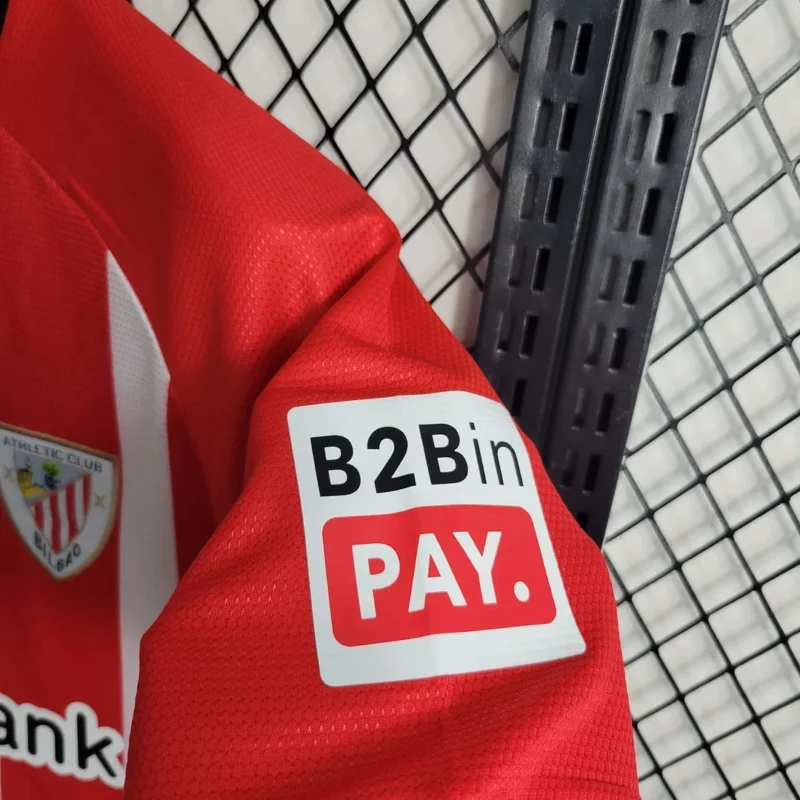 23-24 Athletic Bilbao Home Football Shirt 1:1 Thai Quality - Image 10