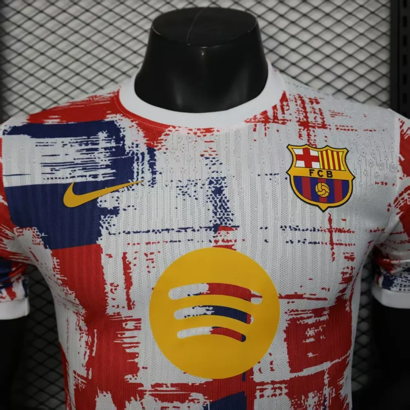 2025/2026 Player Version Barcelona Special Edition White Football Shirt 1:1 Thai Quality - Image 3