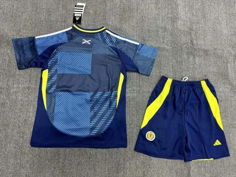 2024 Scotland National Team Home Football Shirt 1:1 Thai Quality Kids Size - Image 2