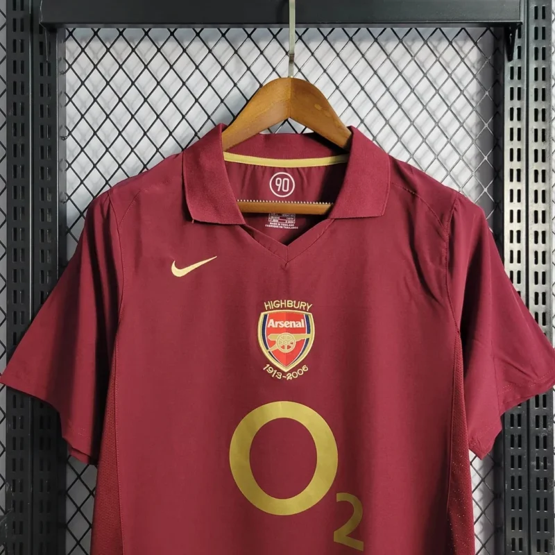 2005/2006 Retro Arsenal Home Football Shirt 1:1 Thai Quality - Image 3