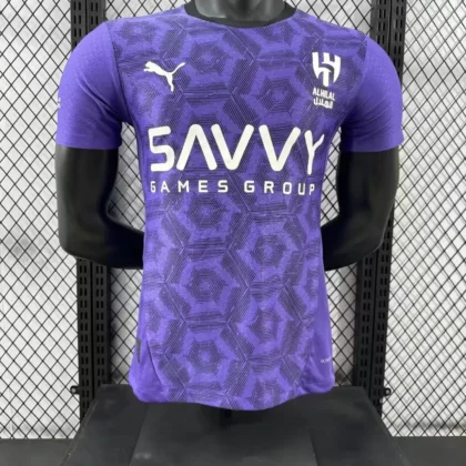 2024/2025 Player Version Al-Hilal Saudi Arabia Third Away Football Shirt 1:1 Thai Quality
