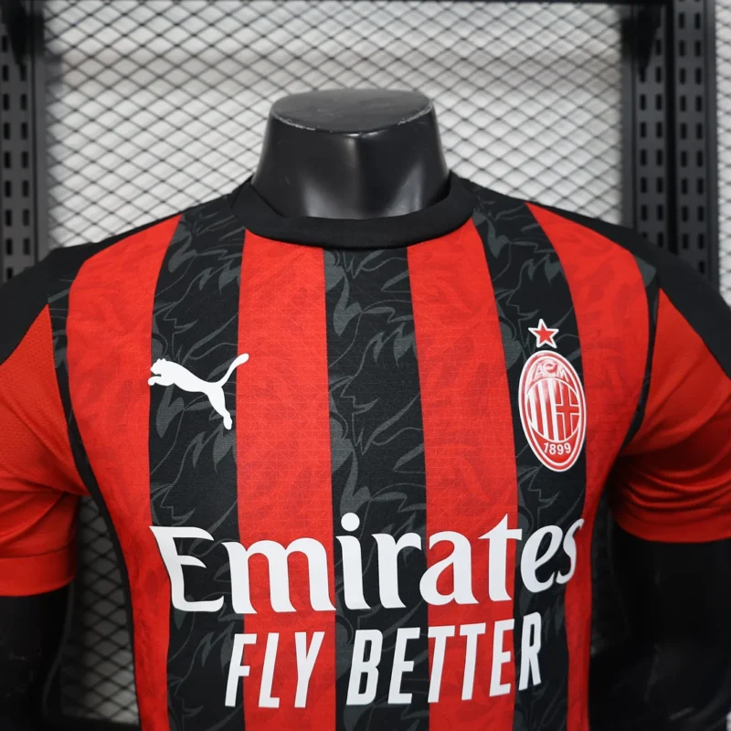 2025/2026 Player Version AC Milan Home Football Shirt 1:1 Thai Quality - Image 3