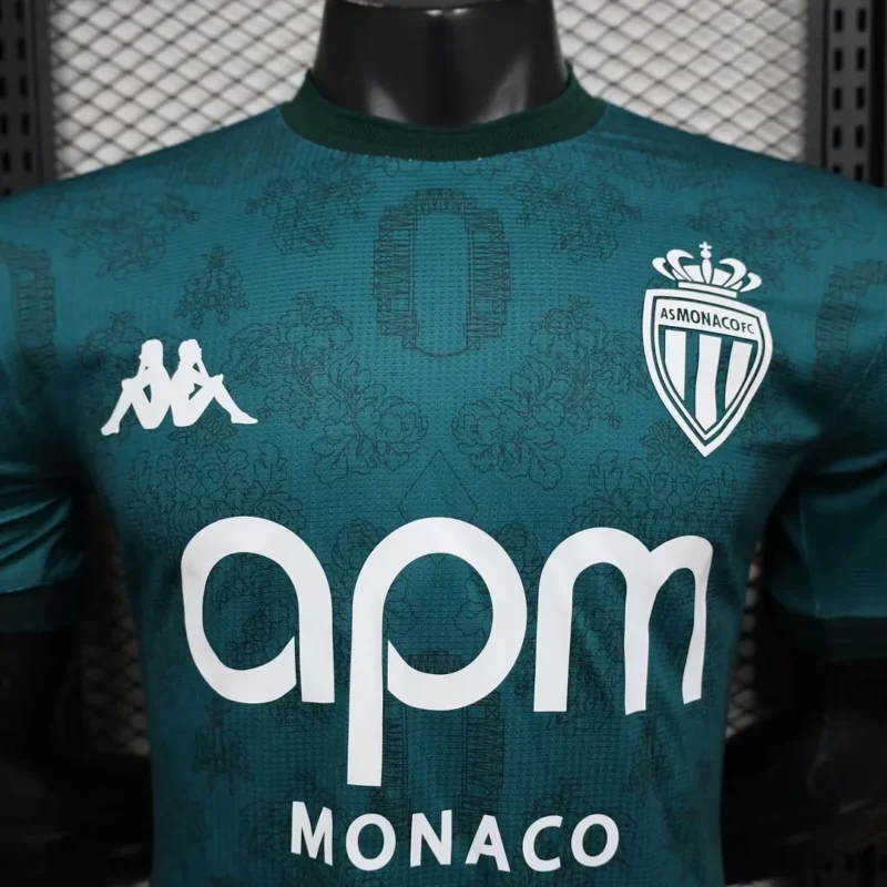 2024/2025 Player Version Monaco Away Football Shirt 1:1 Thai Quality - Image 3