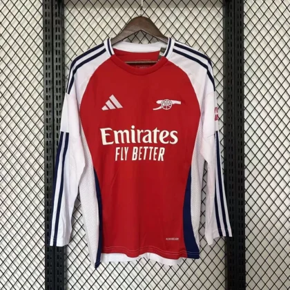 2024/2025 Long Sleeve Arsenal Home Football Shirt 1:1 Thai Quality