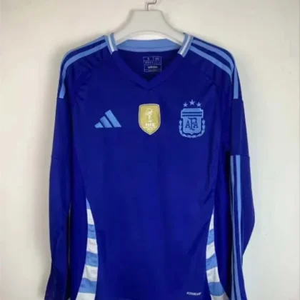 2024 Argentina Away Long Sleeve Football Shirt 1:1 Thai Quality
