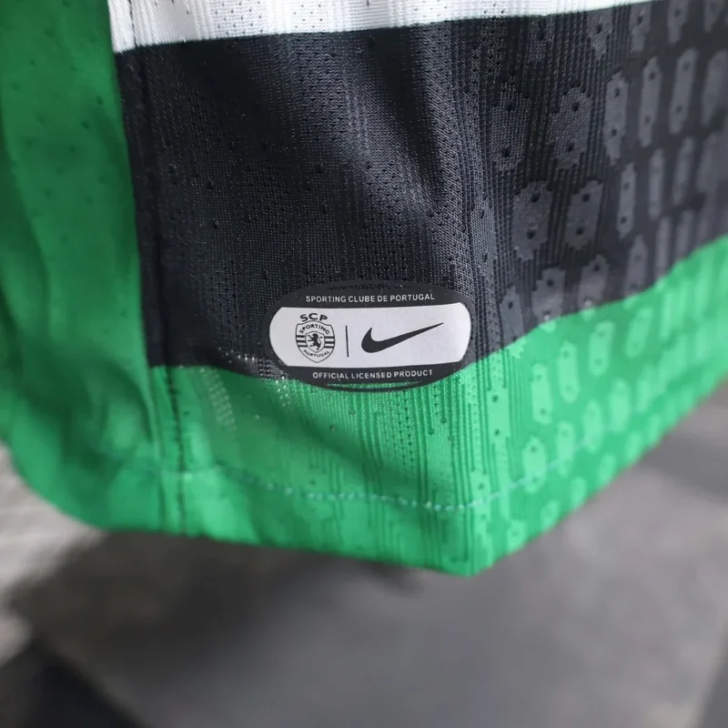 2024/2025 Player Version Sporting Lisbon Home Football Shirt 1:1 Thai Quality - Image 8