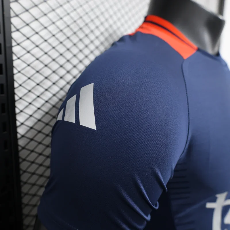 2024/2025  Player Version Manchester United Training Suit Dark Blue Football Shirt 1:1 Thai Quality - Image 8