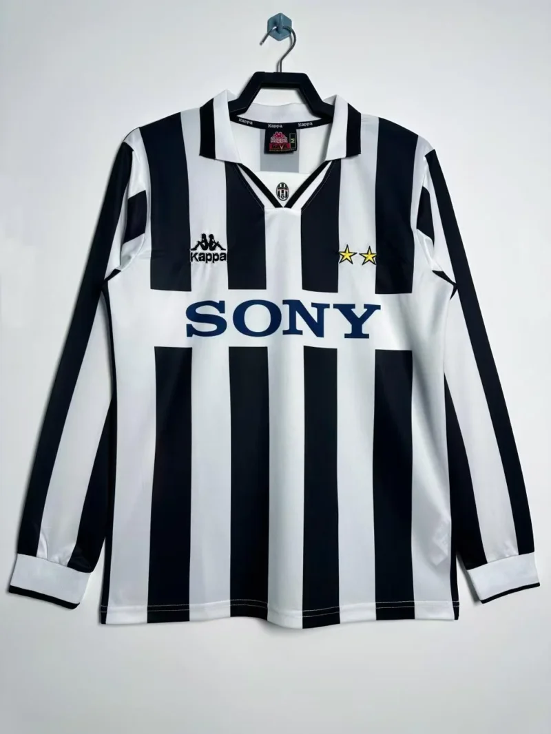 1996/1997 Retro Juventus Home Long Sleeve Soccer Jersey 1:1 Thai Quality