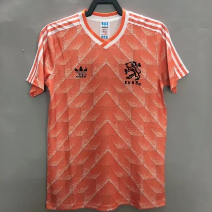 1988 Retro Netherlands Home Soccer Jersey