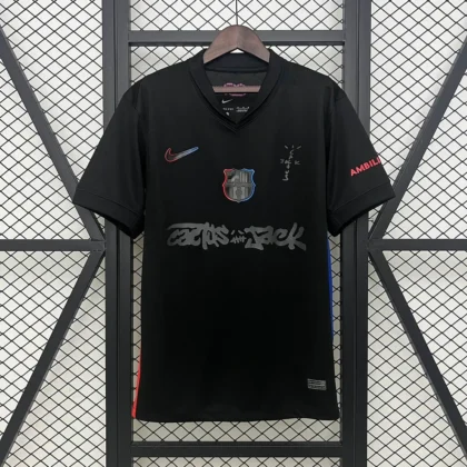 2024/2025 Barcelona Away Limited Edition Travis Scott Football Shirt 1:1 Thai Quality （New Ads）