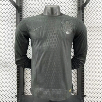 2024/2025 Player Version Corinthians Away Long Sleeve Jersey 1:1 Thai Quality