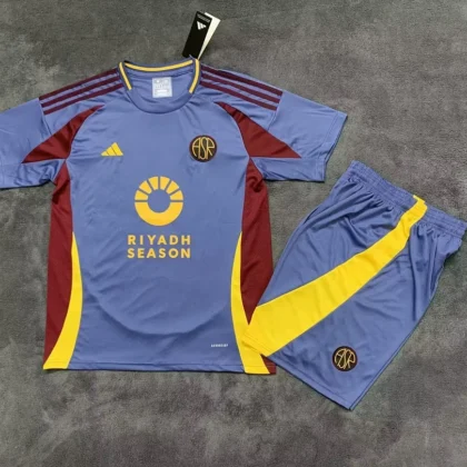 2024/2025 Roma Third Away Soccer Jersey 1:1 Thai Quality Kids Size