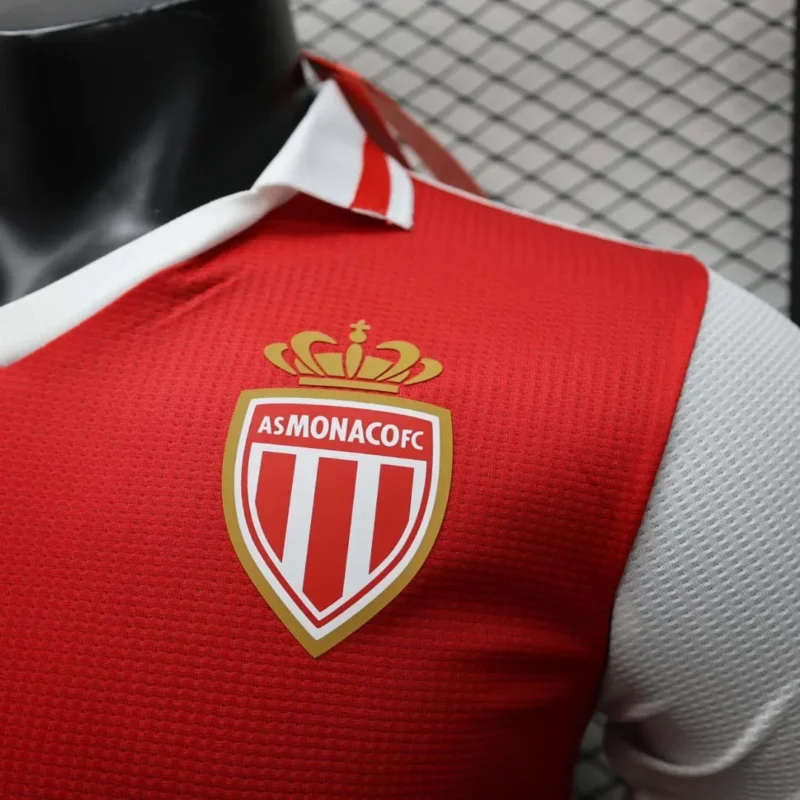 2024/2025 Player Version Monaco Home Football Shirt 1:1 Thai Quality - Image 5