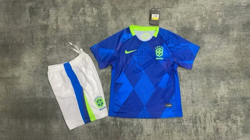 2025 Brazil Away Soccer Jersey 1:1 Thai Quality Kids Size