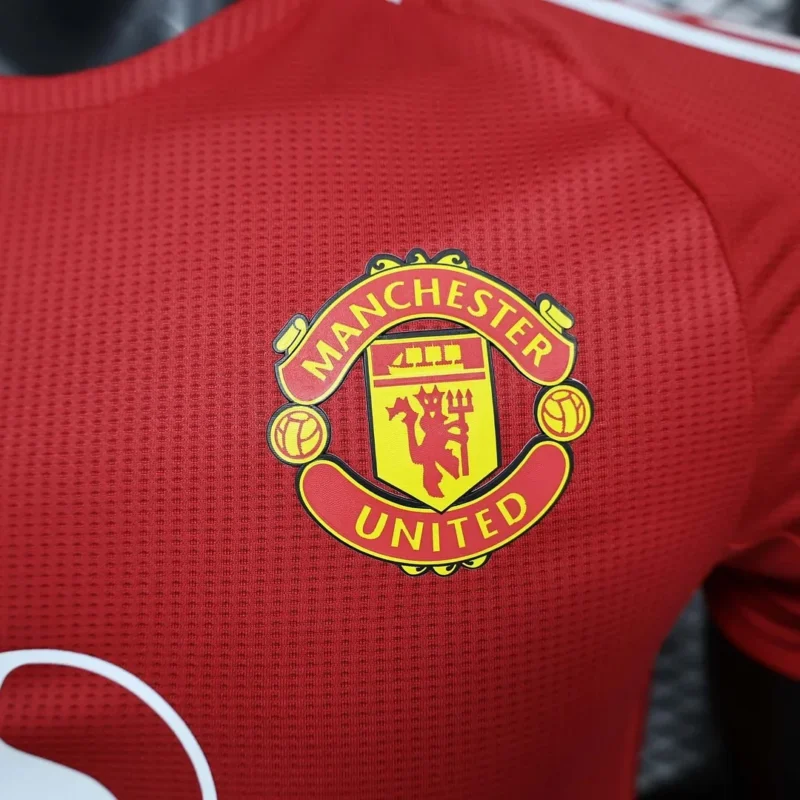 2024/2025 Player Version Manchester United Home Football Shirt 1:1 Thai Quality - Image 5