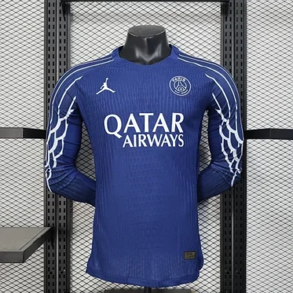 2024/2025 Player Version Psg Paris Saint-Germain Fourth Away Long Sleeve Football Shirt 1:1 Thai Quality