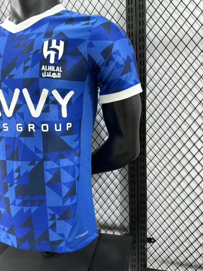 2024/2025 Player Version Al-Hilal Saudi Arabia Home Football Shirt 1:1 Thai Quality - Image 4