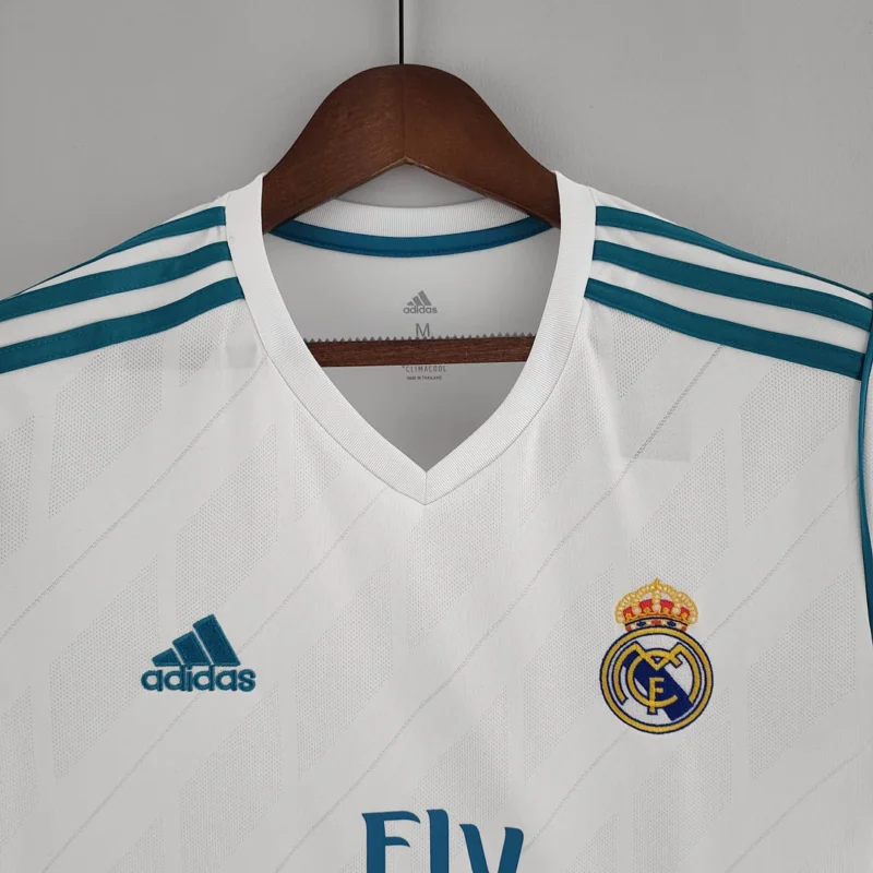 2017/2018 Retro Real Madrid Home - Image 3