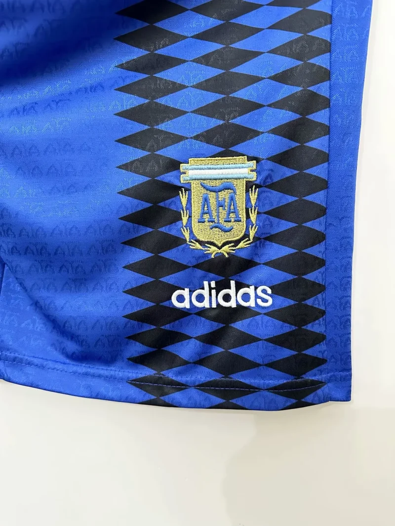 1994 Retro Argentina Away Shorts - Image 3