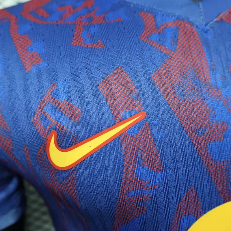2025/2026 Player Version Barcelona Special Edition Blue Football Shirt 1:1 Thai Quality - Image 4