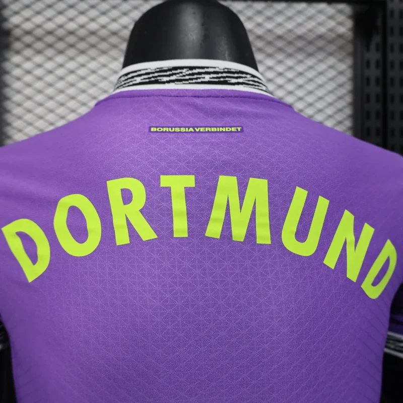 2025/2026 Player Version Dortmund Special Edition Purple Football Shirt 1:1 Thai quality - Image 4