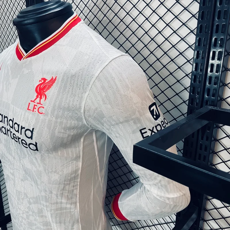 2024/2025 Player Version Liverpool Third Away Long Sleeve Soccer Jersey 1:1 Thai Quality - Image 7