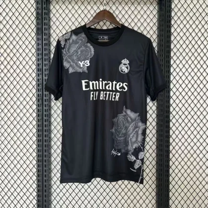 2024/2025 Real Madrid Y-3 Special Edition Black Football Shirt 1:1 Thai Quality