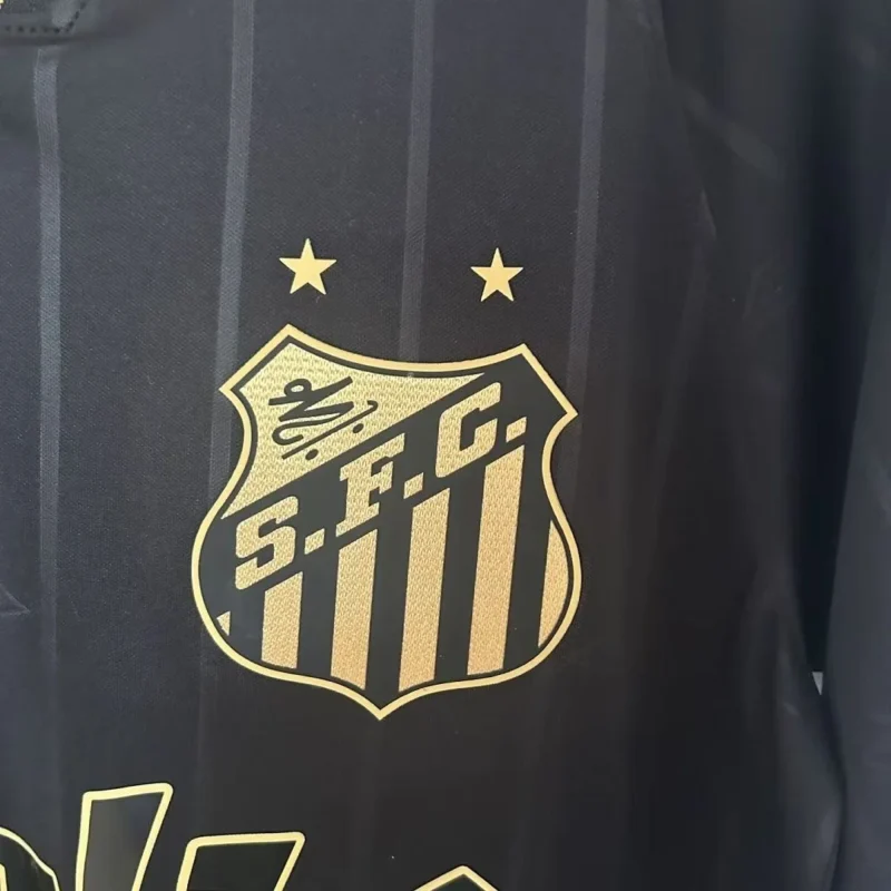2024/2025 Santos Special Edition Black Football Shirt 1:1 Thai Quality - Image 4