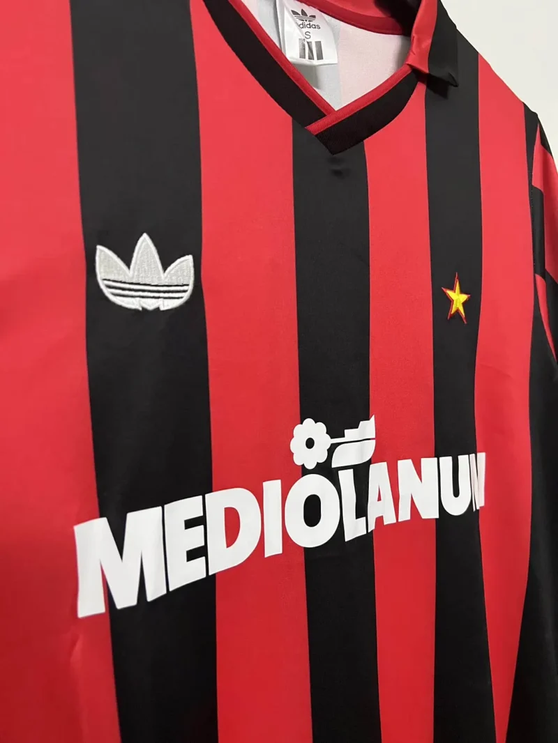 1990/1991 Retro AC Milan Home Football Shirt 1:1 Thai Quality - Image 6