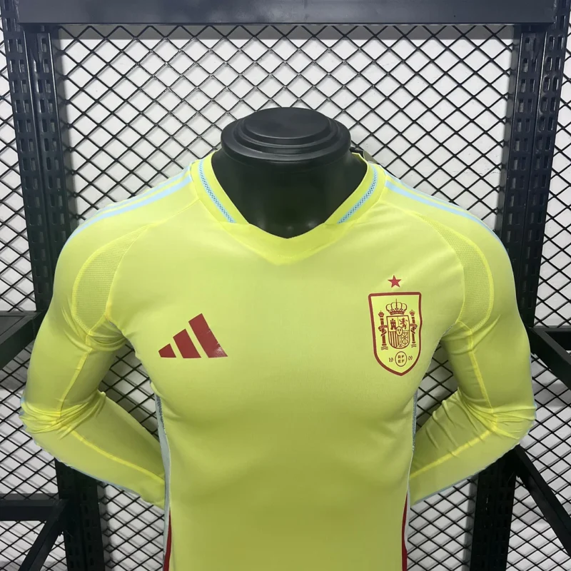 2024 Player Version Spain National Team Away Long Sleeve Football Shirt  1:1 Thai quality - Image 3