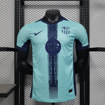 2025/2026 Player Version Barcelona Special Edition Blue Football Shirt 1:1 Thai Quality