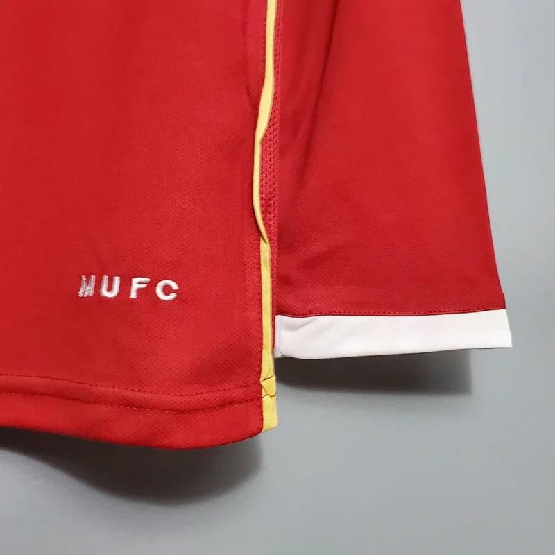 2006-2007 Retro Long Sleeve Manchester United Home Football Shirt 1:1 Thai Quality - Image 9