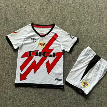 2024/2025 Vallecano Home Football Shirt 1:1 Thai Quality  Kids Size