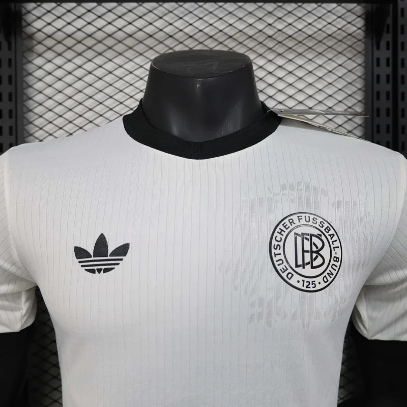 2025 Player Version Germany 125th Anniversary Edition White Football Shirt 1:1 Thai Quality - Image 3