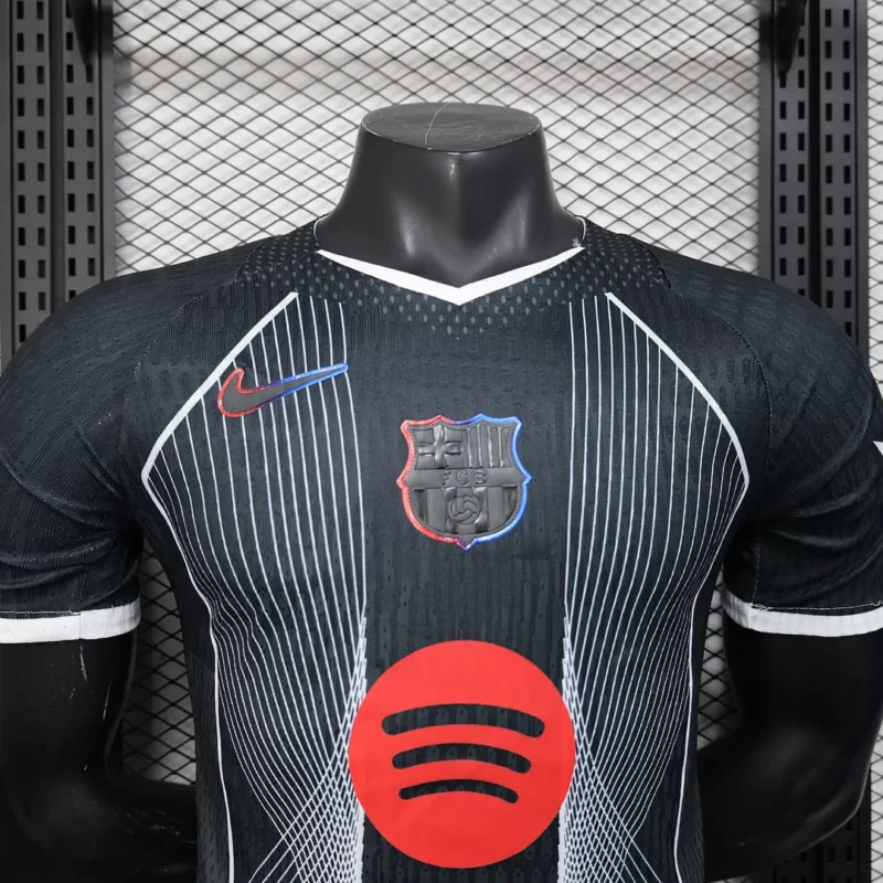 2025/2026 Player Version Barcelona Special Edition Black Football Shirt 1:1 Thai Quality - Image 3