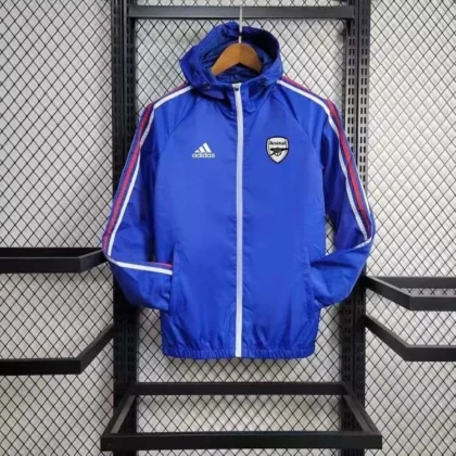 2024/2025 Arsenal Windbreaker Blue Football Shirt 1:1 Thai Quality
