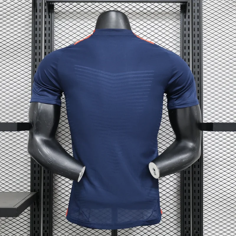 2024/2025  Player Version Manchester United Training Suit Dark Blue Football Shirt 1:1 Thai Quality - Image 2