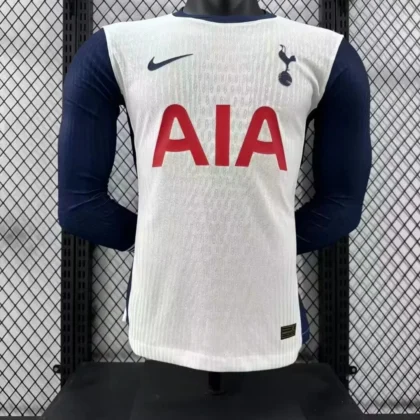 2024/2025 Player Version Tottenham Home Long Sleeve Football Shirt 1:1 Thai Quality