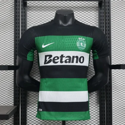 2024/2025 Player Version Sporting Lisbon Home Football Shirt 1:1 Thai Quality