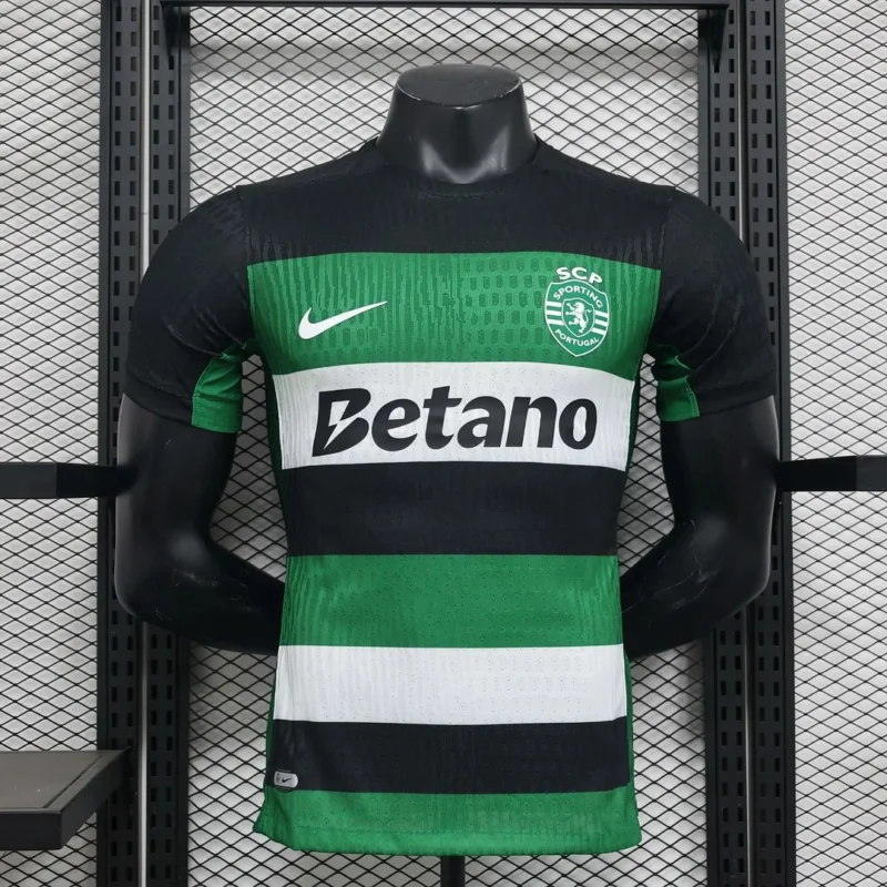 2024/2025 Player Version Sporting Lisbon Home Football Shirt 1:1 Thai Quality
