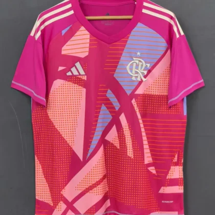 2025/2026 Flamengo Goalkeeper Pink Jersey 1:1 Thai Quality