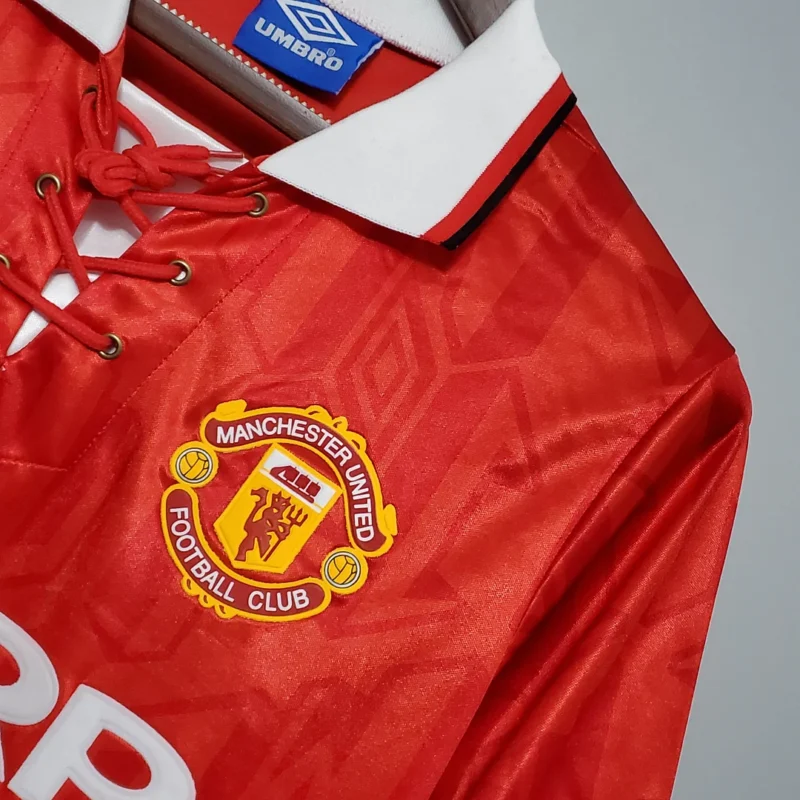1992/1994 Retro Manchester United Home Football Shirt 1:1 Thai Quality - Image 5