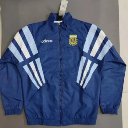 2024 Argentina Windbreaker Dark Blue Soccer Shirt 1:1 Thai Quality
