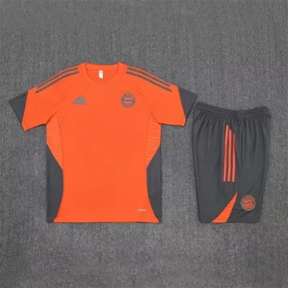 2025/2026 Bayern Munich Training Suit Orange Football Shirt 1:1 Thai Quality Kids Size