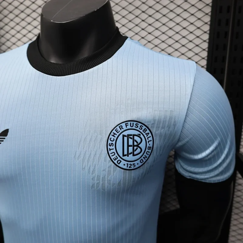 2025 Player Version Germany 125th Anniversary Edition Blue Football Shirt 1:1 Thai Quality - Image 5