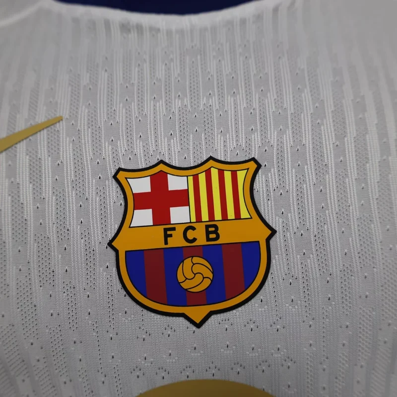 2024/2025 Player Version Barcelona Training Suit White Football Shirt 1:1 Thai Quality - Image 5